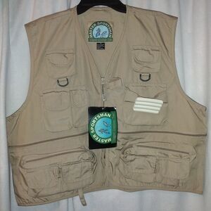 Master Sportsman Men's Tan Utility Vest